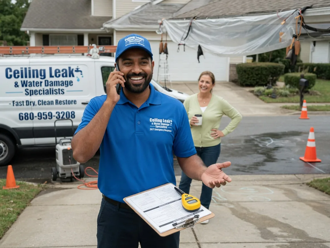 Ceiling Leak Cleanup Hordville, NE FAQs